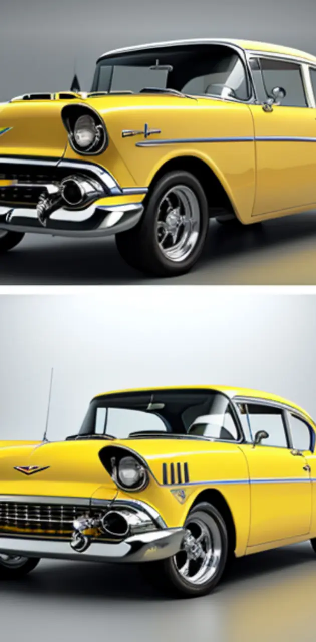 1957 Chevy muscle car