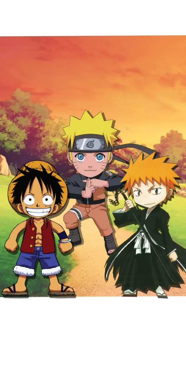 Luffy Naruto Ichigo 