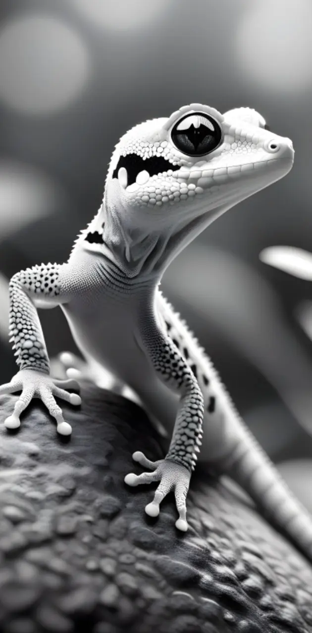 Black and White Gecko