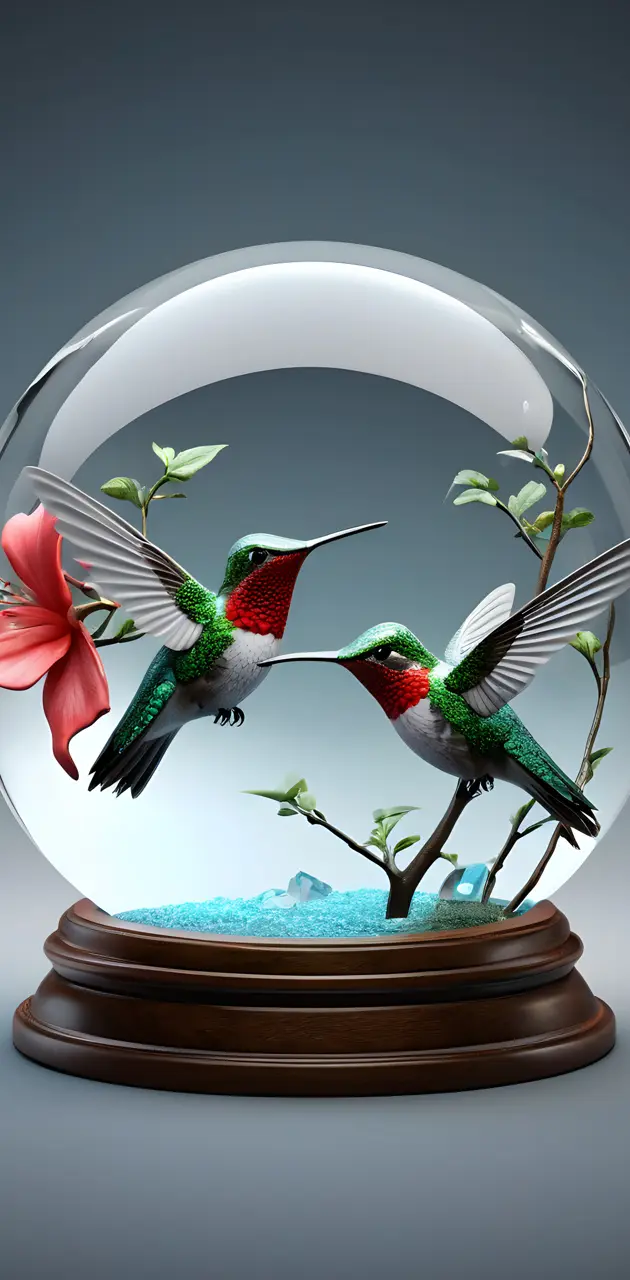Hummingbird Crystal Ball