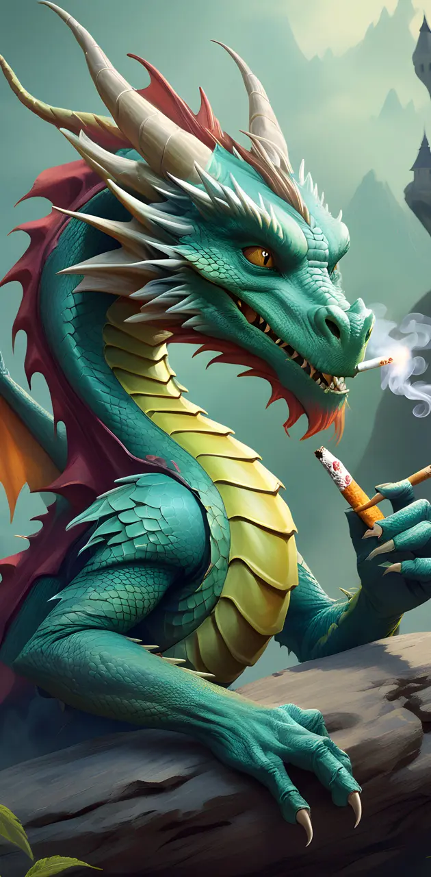 Smoking Green Dragon
