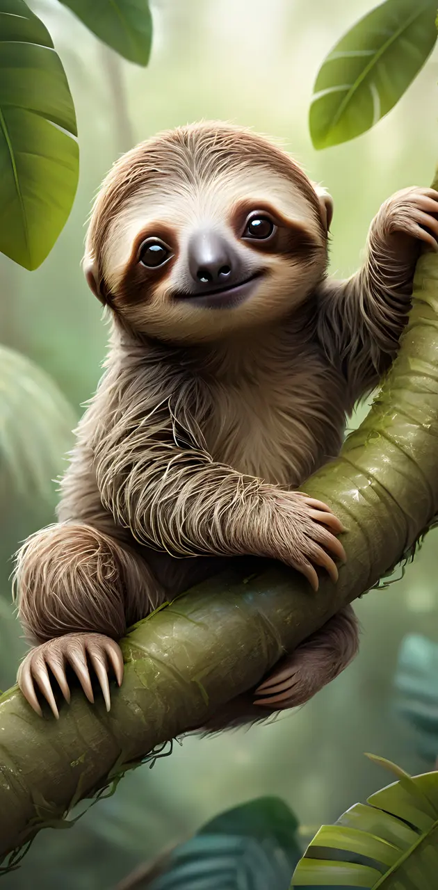 Baby sloth