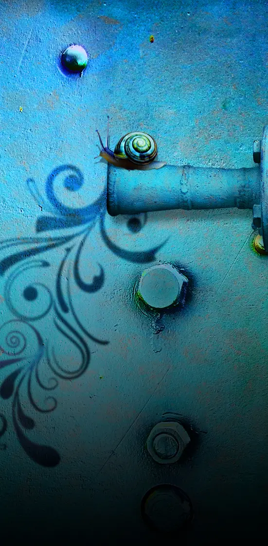 Blue Faucet