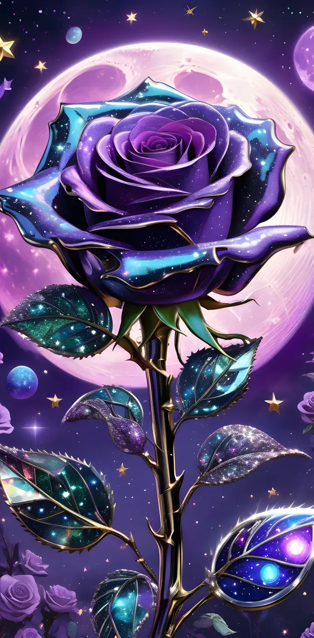 Purple Galaxy Rose