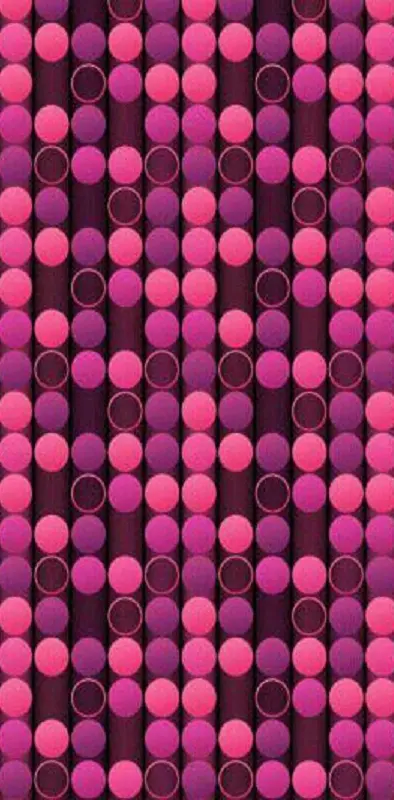 Neon Pink Circles