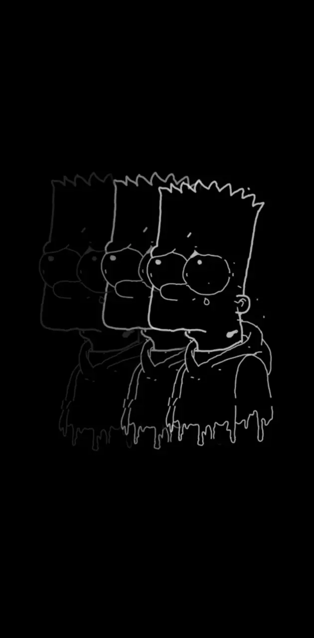 Bart Sad wallpaper by Errblck - Download on ZEDGE™