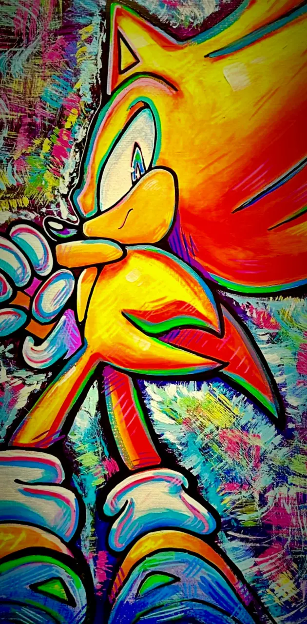 Super Sonic Watercolor