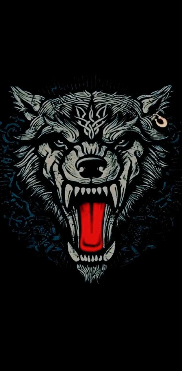 Ukrainian wolf dark