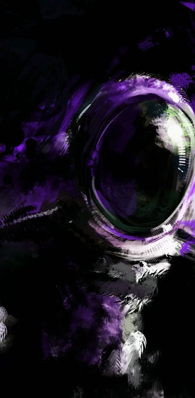 purple astronaut