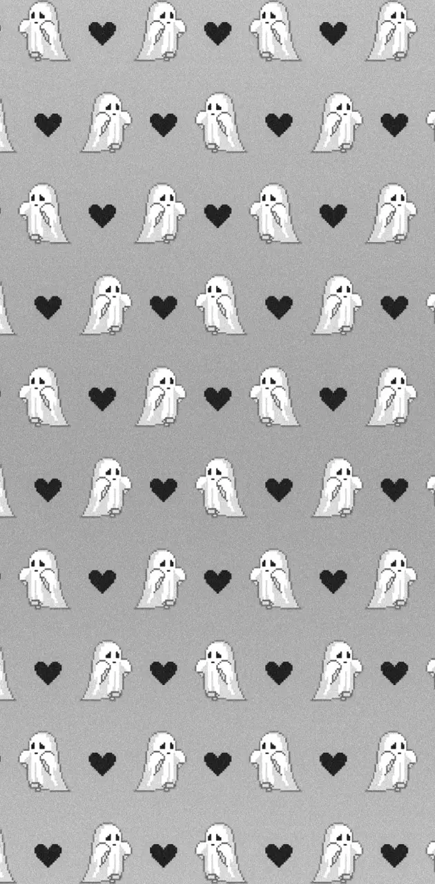 Spooky pixil ghosts