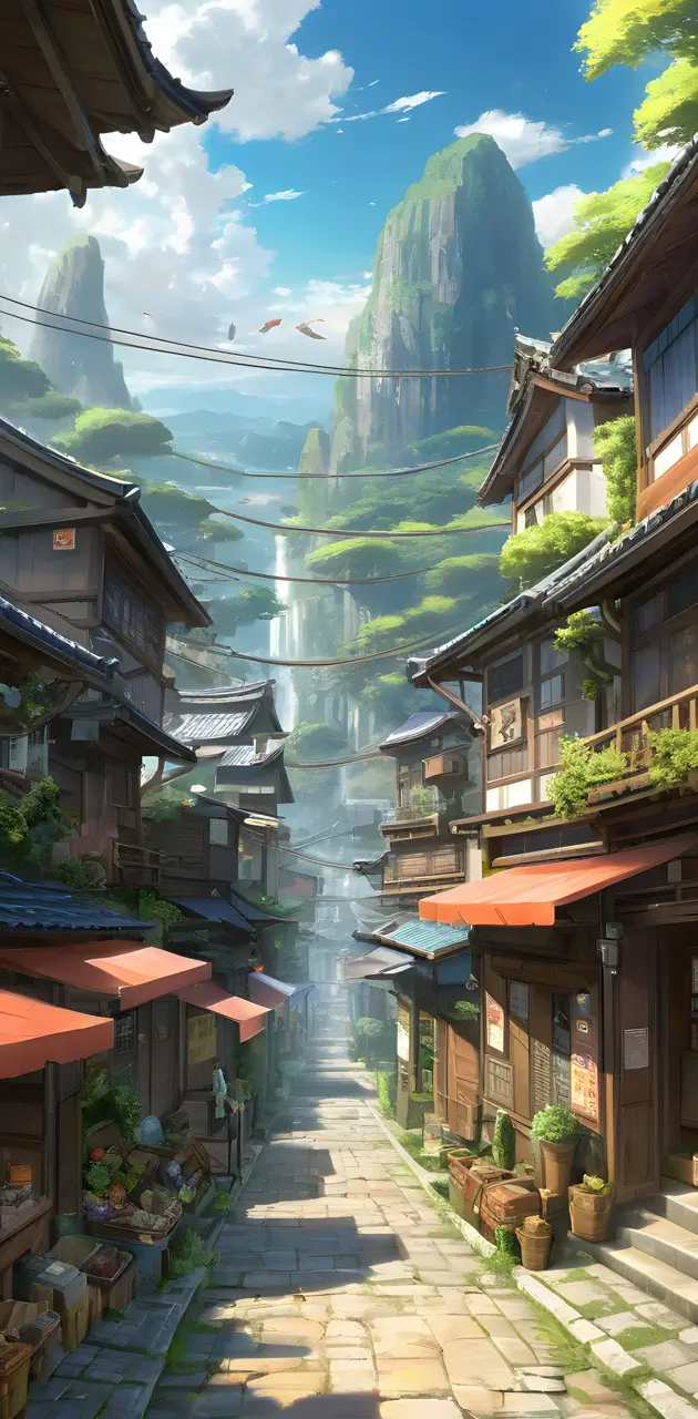 Japanese anime street