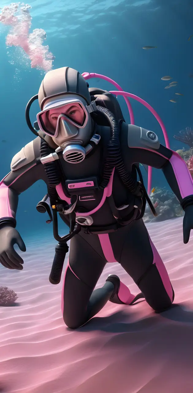 diver pink