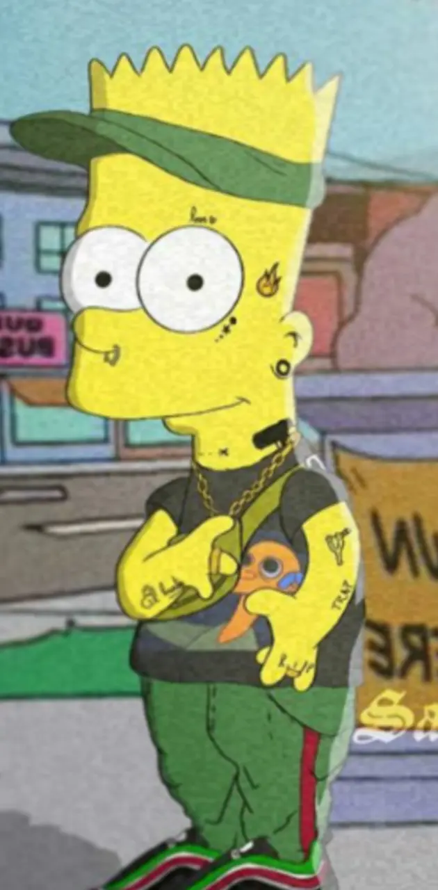 Bart Simpson gucci