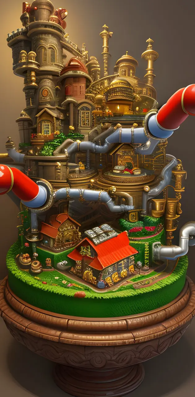 Mario mini castle 