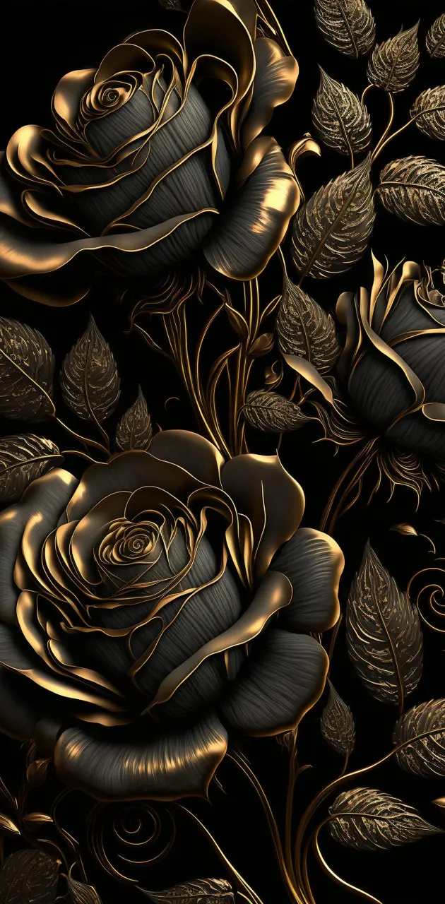 Golden roses