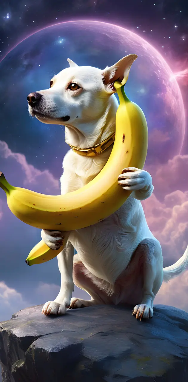 A banana dog