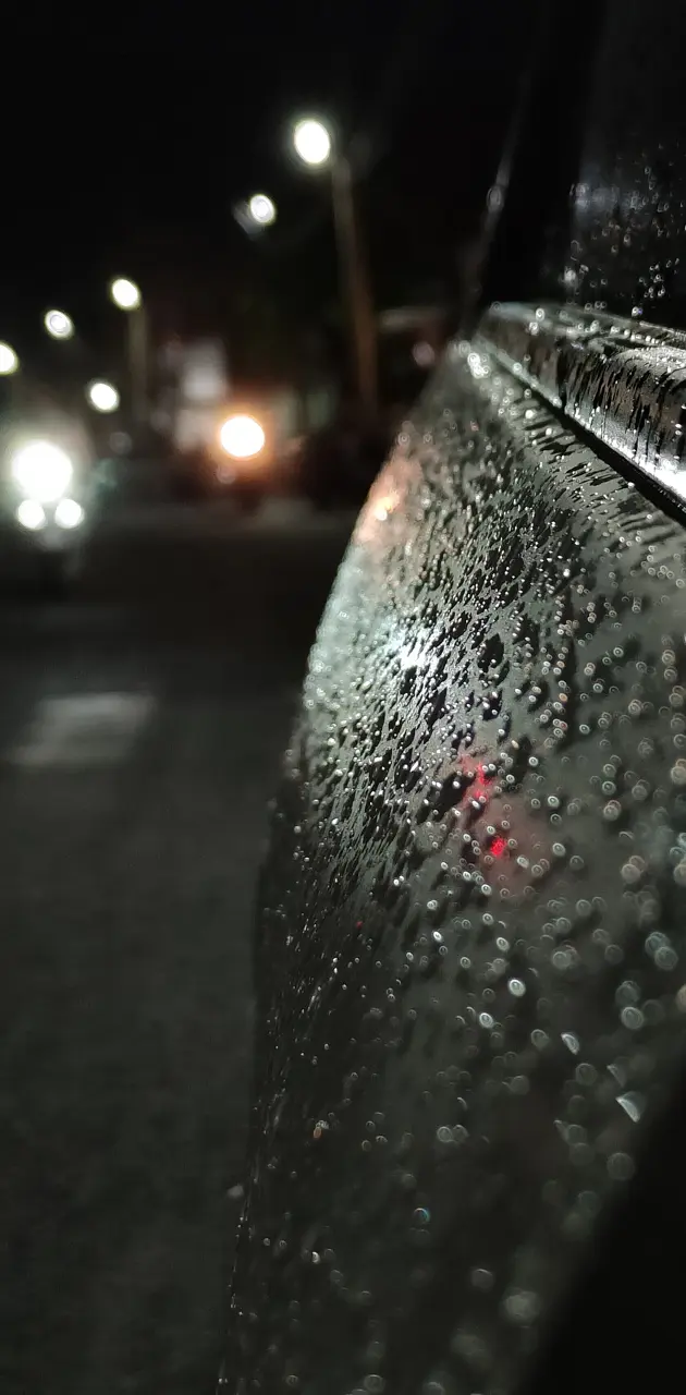 Car rain dark