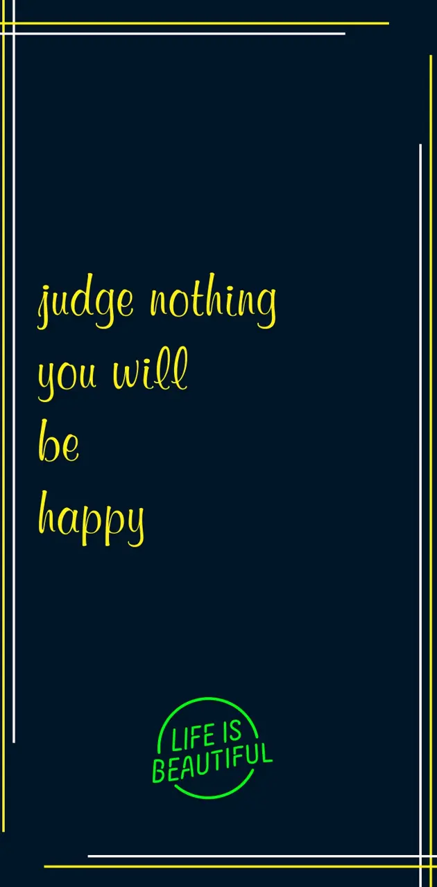 Dont judge