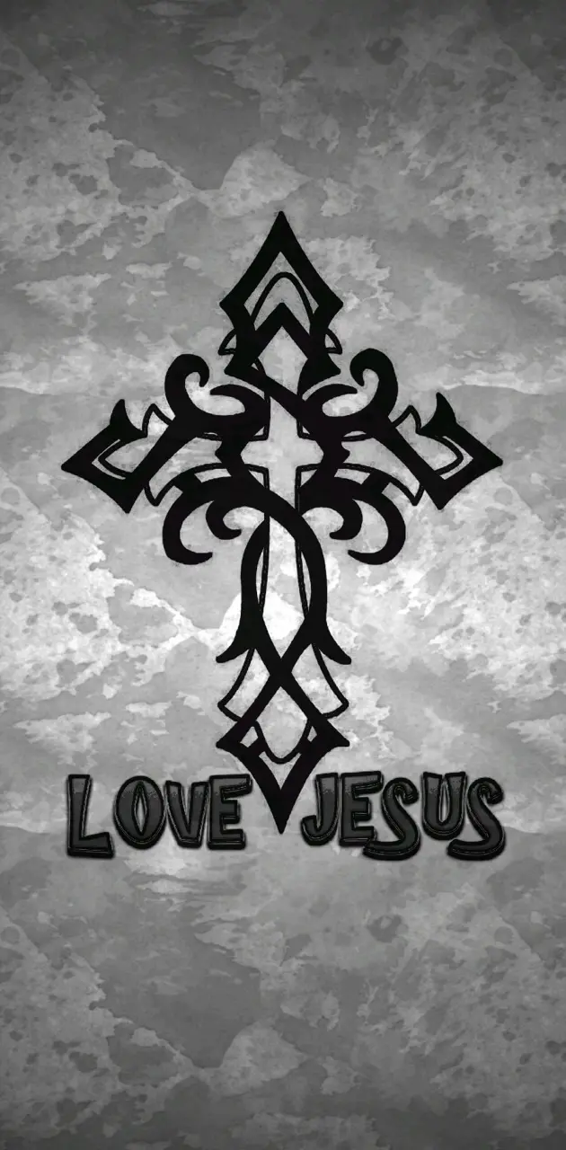 love cross background