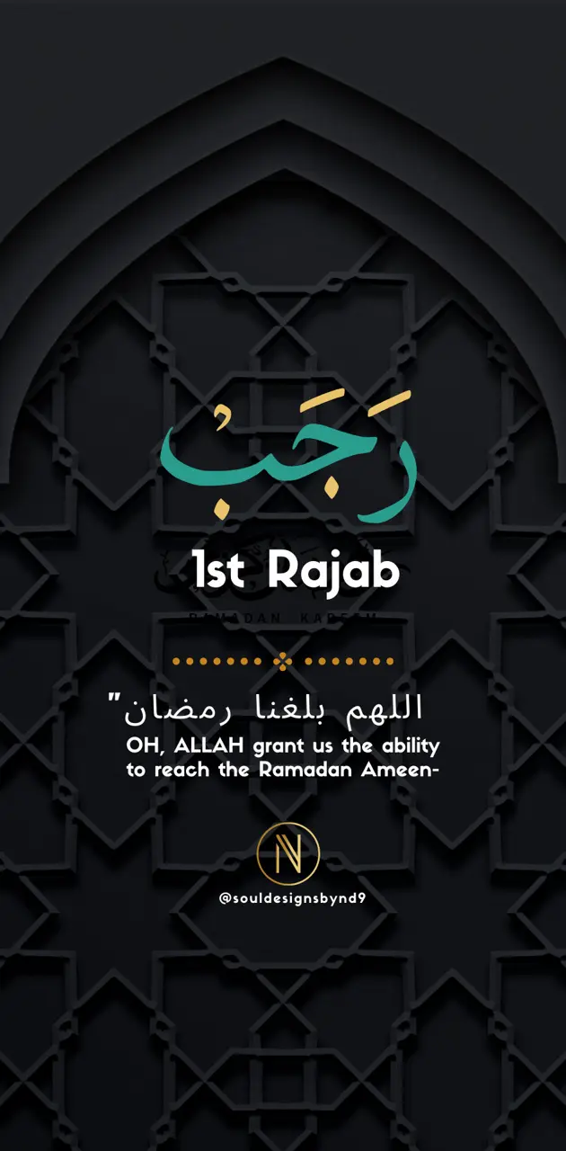 1st Rajab