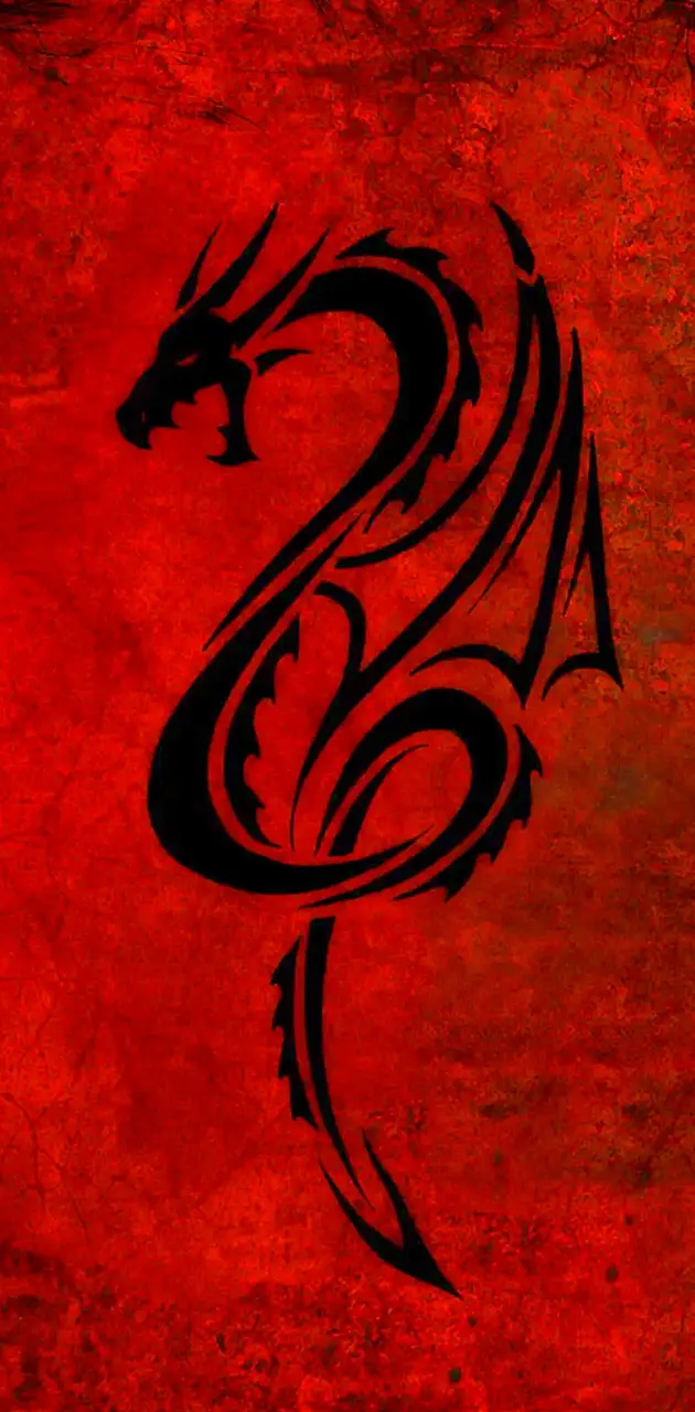 Dragon red dark