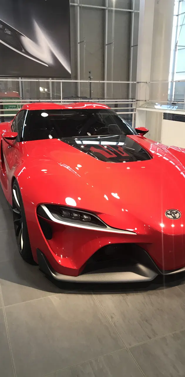 Red toyota