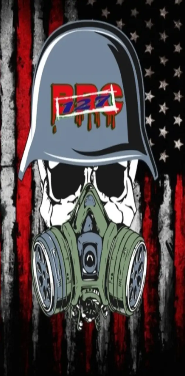 American Flag Gas Mask