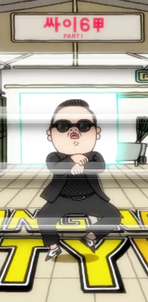 Gangnam Style Shelf