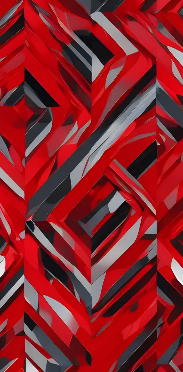 Abstract red shapes 