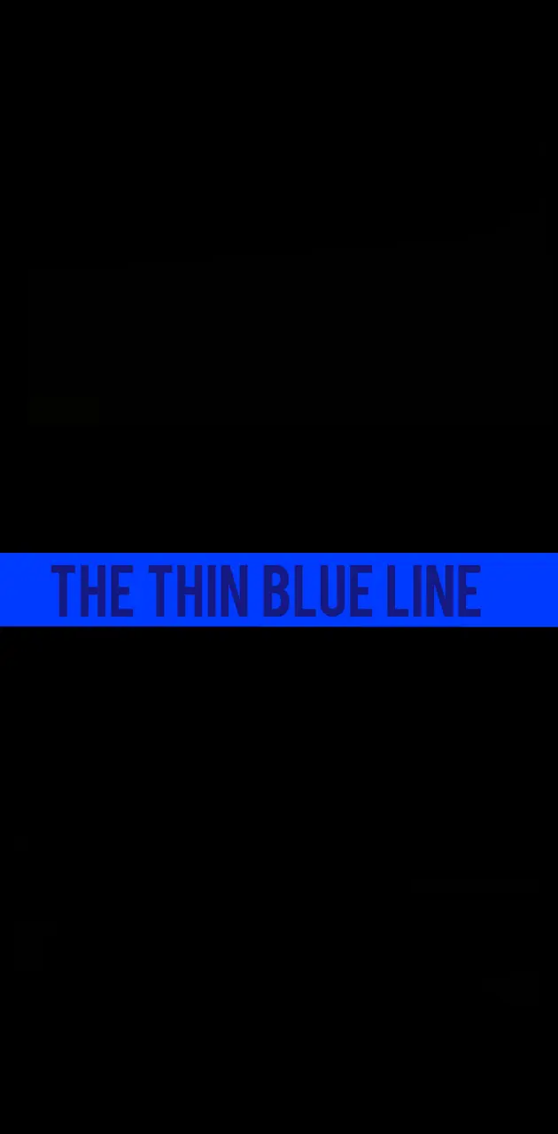 thin blue line iphone wallpaper