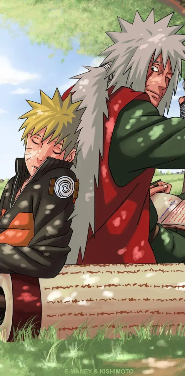 Naruto and jiraya