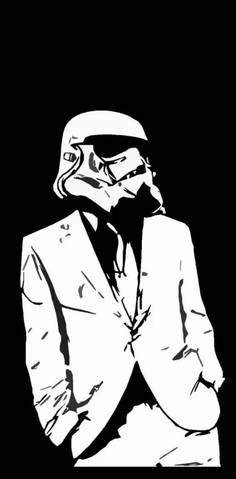 Stormtrooper in suit