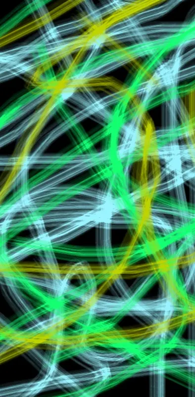 Green Neon Abstract