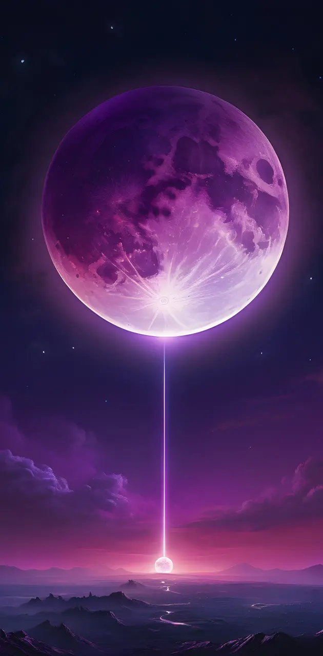 Purple eclipse