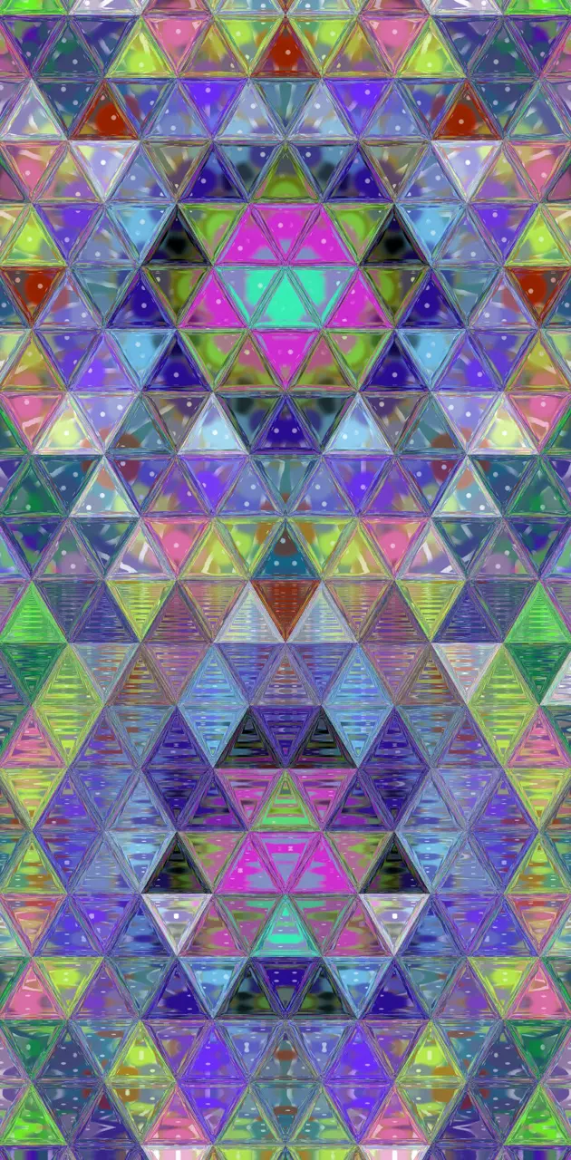 Faded Color Triangles