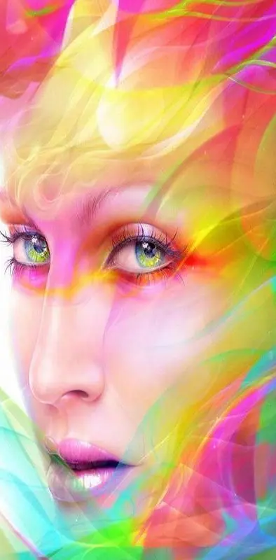 Colorful Woman