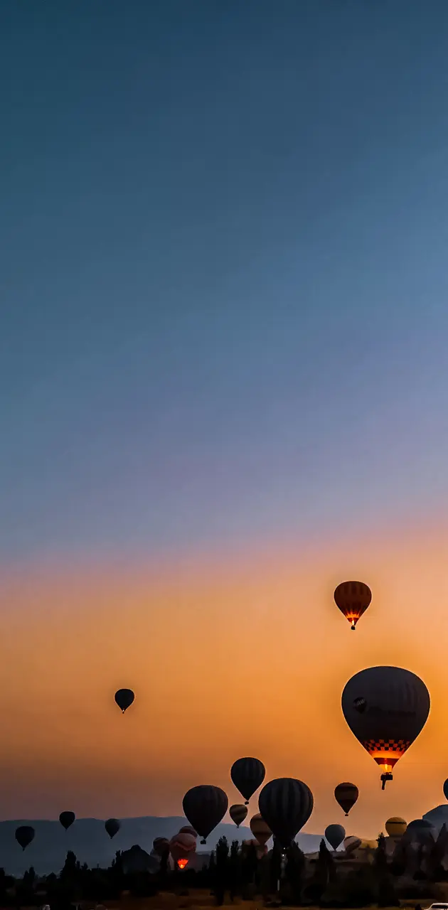 Kapadokya balonlar 