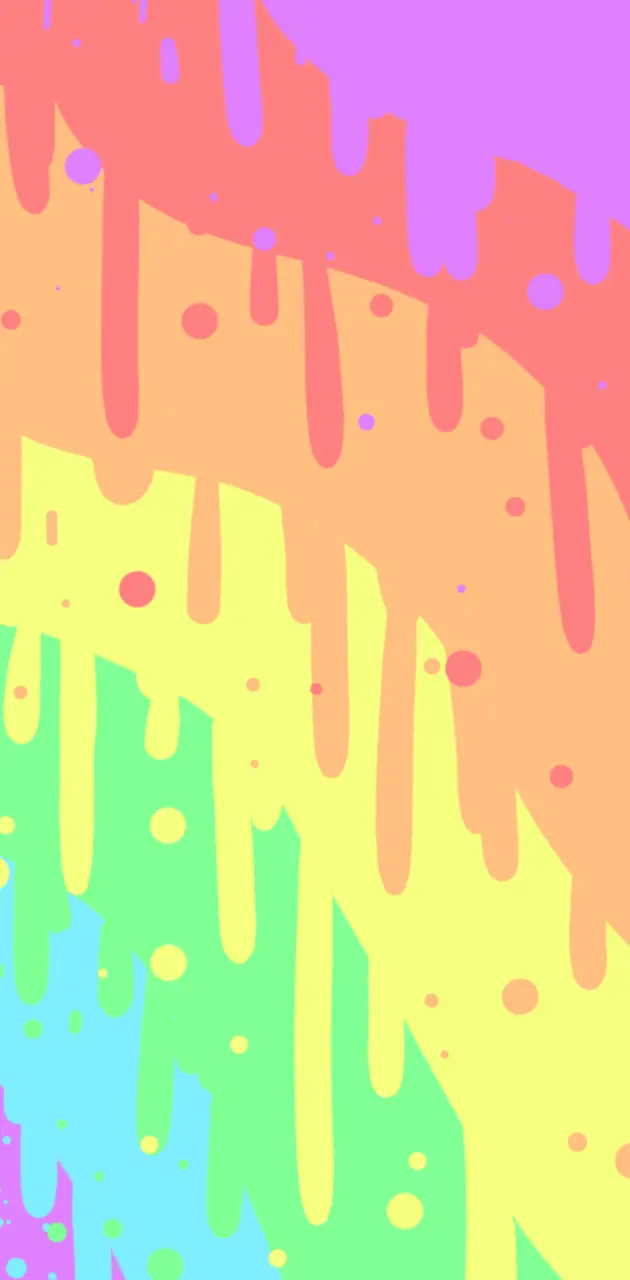 rainbow drips wallpaper by EvAngelC83 - Download on ZEDGE™