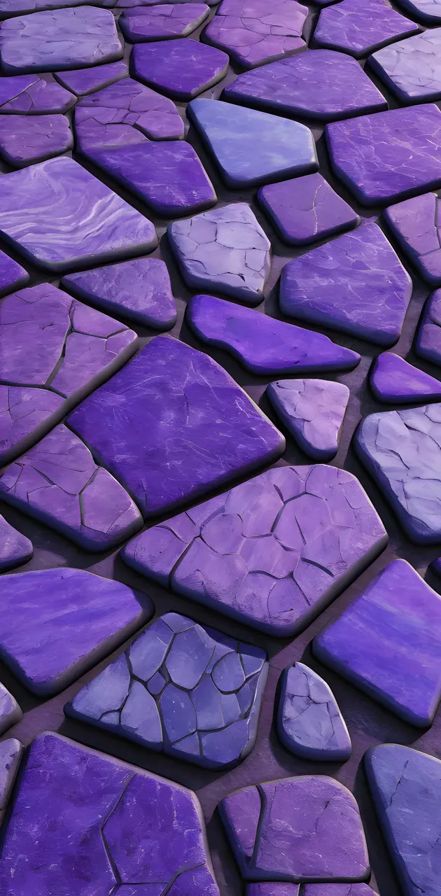 a pile of purple rocks