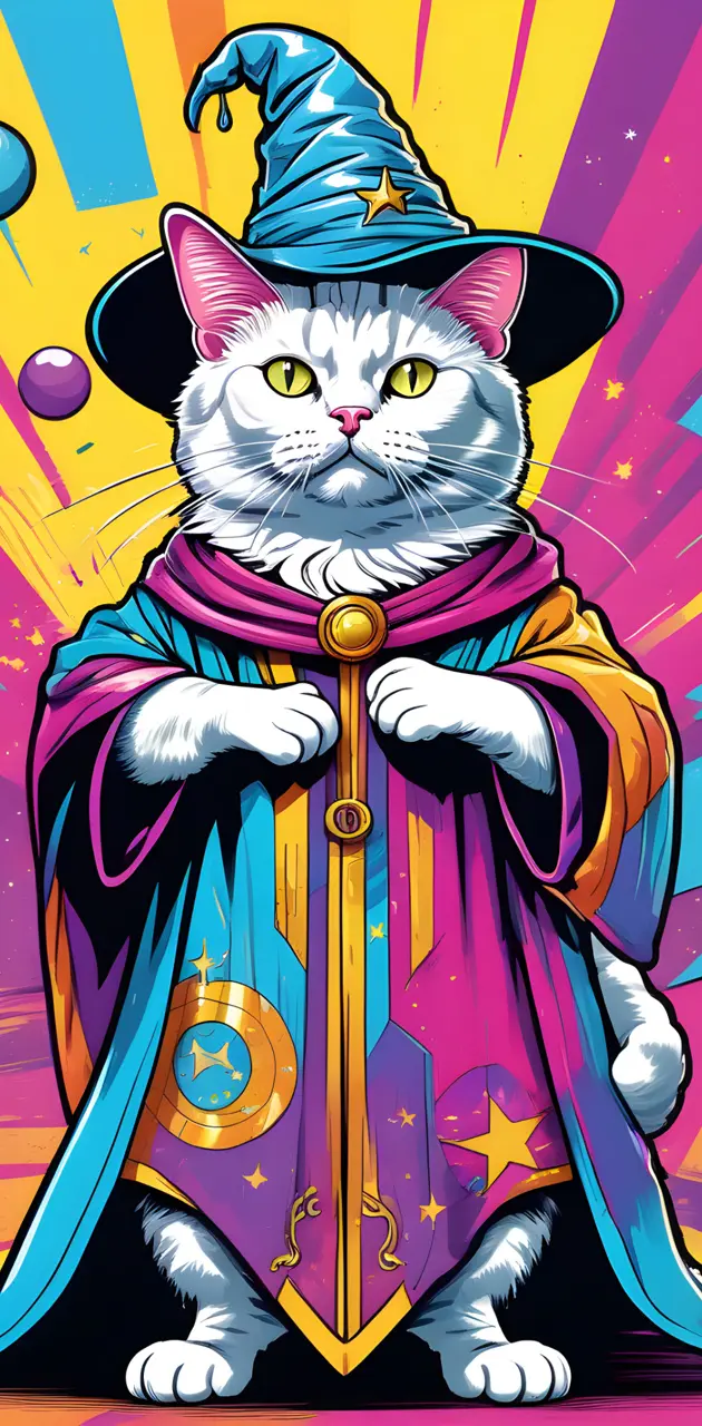 Cat wizard