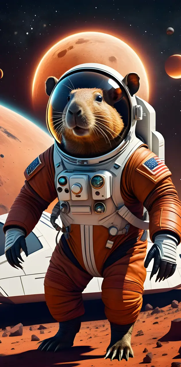 Capibara in Mars