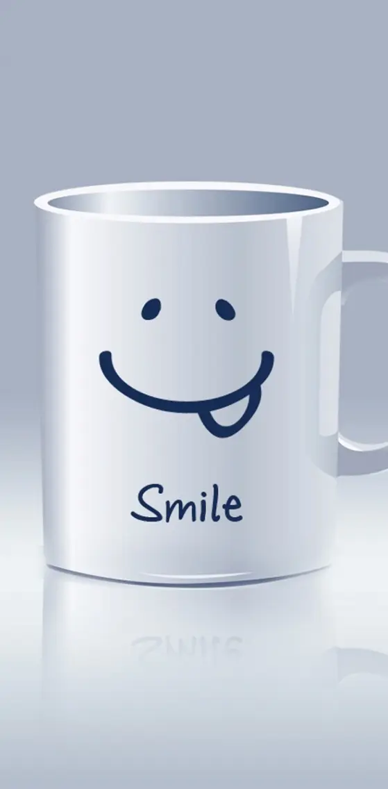 Mug White Smile