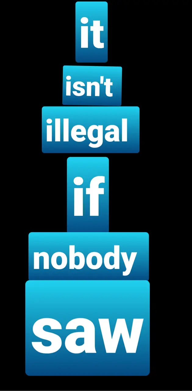 It isnt illegal
