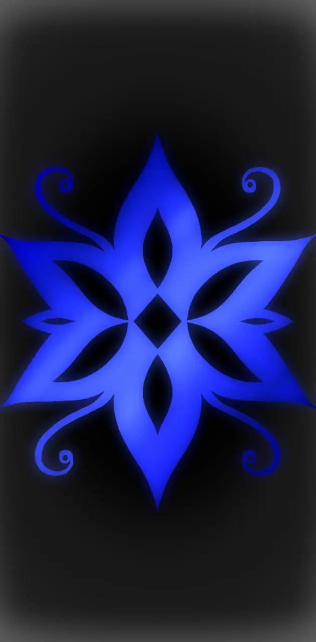 Blue Flower Symbol
