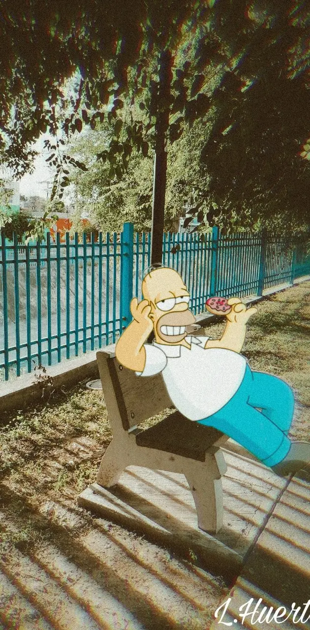 Homer and donut