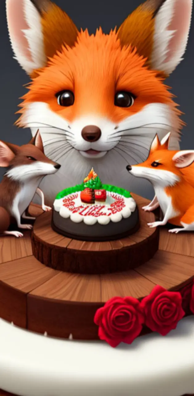 Fox + Rats + Cake