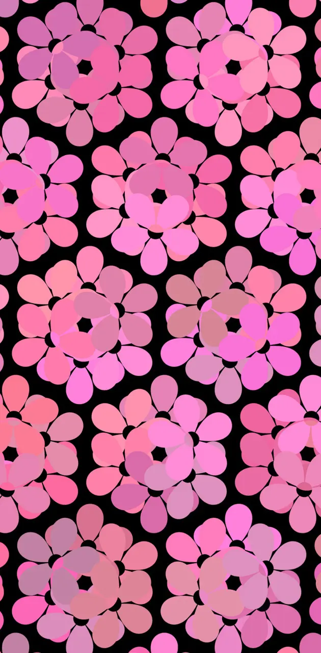 Pink Flowers Pattern 