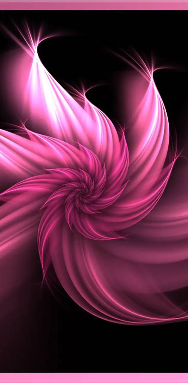 Pink fuzzy swirl