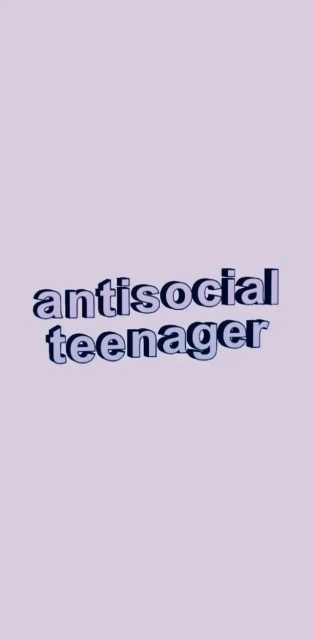 antisocial teenager 