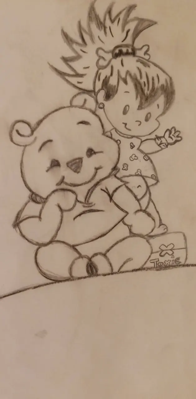 Pooh and pebbles